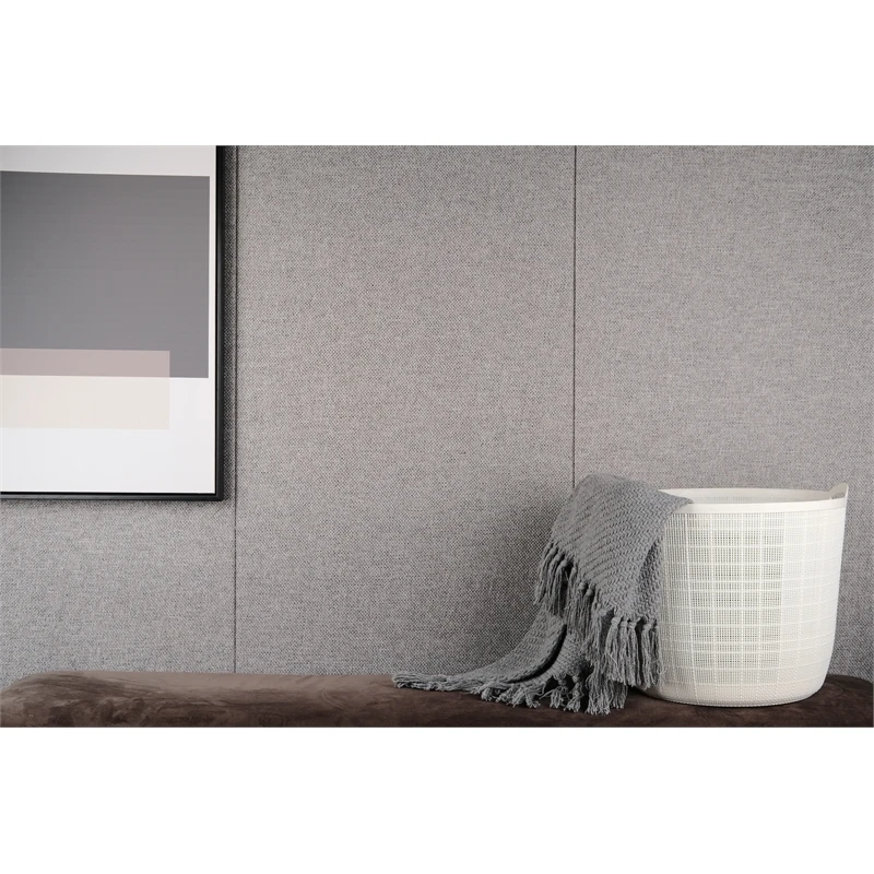 HANAMYA Storage Laundry Basket 37 Liter In Beige (Set Of 2) 2 HANAMYA Storage Laundry Basket 37 Liter In Beige (Set Of 2) - Image 2