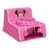Delta Children Minnie Mouse Fabric Sit & Play Portable Activity Seat In Pink