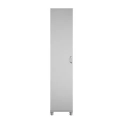 Pemberly Row Transitional 16" Utility Storage Cabinet In White -Cymax Sales 2468829 6 L