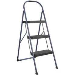 COSCO 3-Step BIG Step Step Stool 225 Lb. Weight Capacity ANSI Type II In Navy