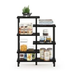 Furinno Turn-N-Tube Engineered Wood 6-Tier Accent Display Rack In Oak Gray -Cymax Sales 2476343 4 L