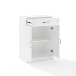 Crosley Furniture Stanton Traditional Wood Storage Cabinet In White -Cymax Sales 2502421 3 L