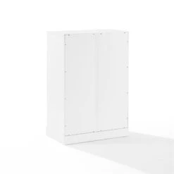 Crosley Furniture Stanton Traditional Wood Storage Cabinet In White -Cymax Sales 2502421 4 L