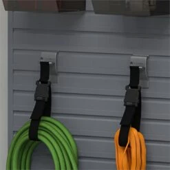 RST Brands Flow Wall 12 PC Plastic Heavy Duty Shelf & Bin Storage Set - Silver -Cymax Sales 2514652 5 L