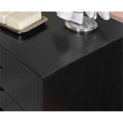 Pemberly Row Mid Century Six Drawer Wood Rolling Storage Cart In Black 28 Pemberly Row Mid Century Six Drawer Wood Rolling Storage Cart In Black -Cymax Sales 2518227 19 L