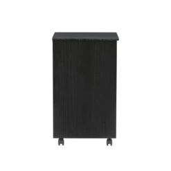 Pemberly Row Mid Century Six Drawer Wood Rolling Storage Cart In Black 33 Pemberly Row Mid Century Six Drawer Wood Rolling Storage Cart In Black -Cymax Sales 2518227 25 L