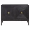 Bowery Hill Contemporary 2 Door Wood Cabinet In Ebony