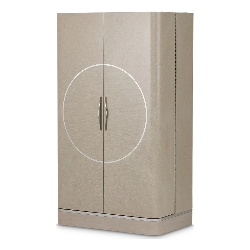 Michael Amini Eclipse Poplar Wood Footwear Cabinet In Moonlight Beige 1 Michael Amini Eclipse Poplar Wood Footwear Cabinet In Moonlight Beige