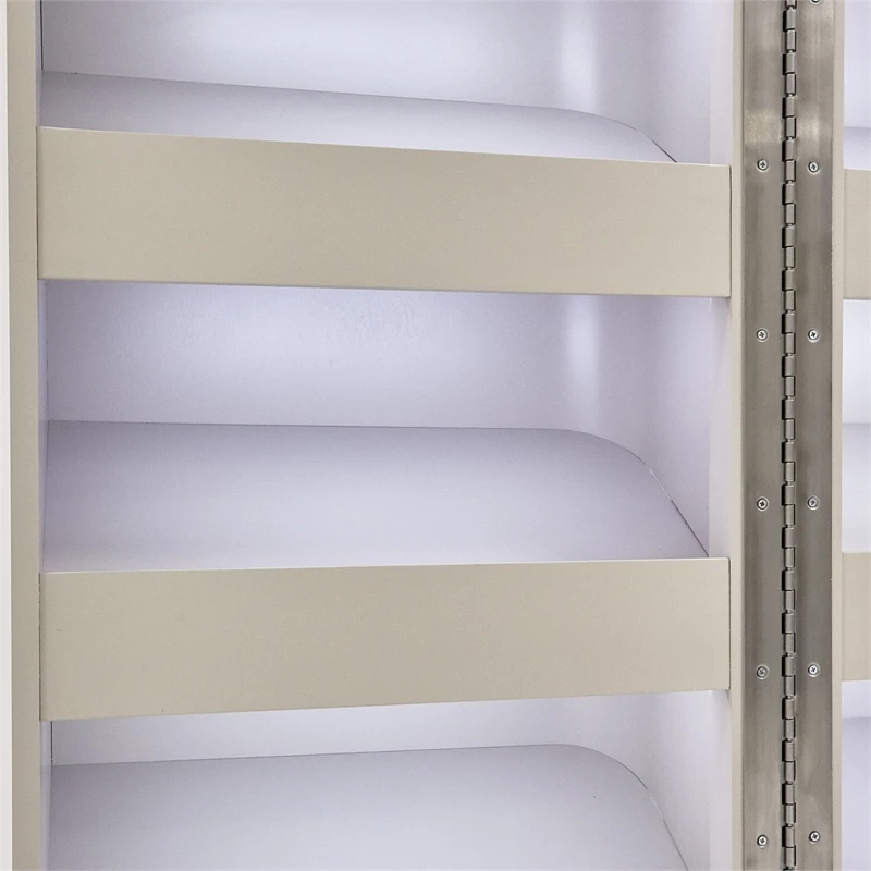 Michael Amini Eclipse Poplar Wood Footwear Cabinet In Moonlight Beige 16 Michael Amini Eclipse Poplar Wood Footwear Cabinet In Moonlight Beige - Image 16