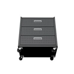 Manhattan Comfort Fortress Metal Mobile Garage Chest With Drawers In Charcoal -Cymax Sales 2554614 5 L