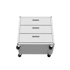 Manhattan Comfort Fortress Metal Mobile Garage Chest With Drawers In Charcoal -Cymax Sales 2554615 6 L