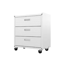 Manhattan Comfort Fortress Metal Mobile Garage Chest With Drawers In Charcoal -Cymax Sales 2554615 7 L