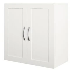 Systembuild Evolution Lory Framed 24" Wall Cabinet In Dove Gray -Cymax Sales 2557498 L