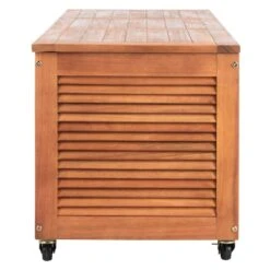 Safavieh Elina Storage Eucalyptus Wood Outdoor Cushion Box In Teak Natural -Cymax Sales 2574117 3 L
