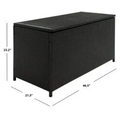 Safavieh Oliveira Polyester Fabric/Foam Cushion Box In Black/White Cushion -Cymax Sales 2574142 16 L