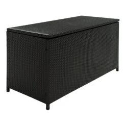 Safavieh Oliveira Polyester Fabric/Foam Cushion Box In Black/White Cushion