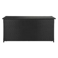 Safavieh Cosima Contemporary Wood Outdoor Cushion Box In Black -Cymax Sales 2574252 3 L