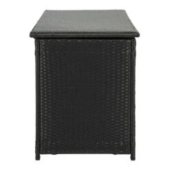 Safavieh Cosima Contemporary Wood Outdoor Cushion Box In Black -Cymax Sales 2574252 4 L