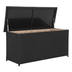 Safavieh Cosima Contemporary Wood Outdoor Cushion Box In Black -Cymax Sales 2574252 7 L
