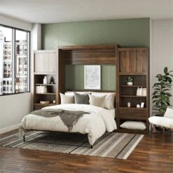 Signature Sleep Paramount Single Side Cabinet For Murphy Wall Beds In Gray Oak -Cymax Sales 2576968 3 L