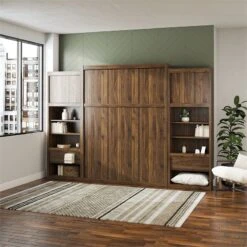 Signature Sleep Paramount Single Side Cabinet For Murphy Wall Beds In Gray Oak -Cymax Sales 2576968 4 L