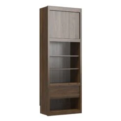 Signature Sleep Paramount Single Side Cabinet For Murphy Wall Beds In Gray Oak -Cymax Sales 2576968 6 L