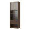 Signature Sleep Paramount Single Side Cabinet For Murphy Wall Beds In Gray Oak