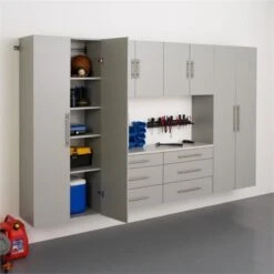 Wright Home 30-inch Upper Storage Cabinet In Light Gray Finish 10 Wright Home 30-inch Upper Storage Cabinet In Light Gray Finish -Cymax Sales 2595830 4 L