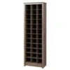 Wright Home Engineered Wood Space-Saving Shoe Storage Cabinet In Drifted Gray