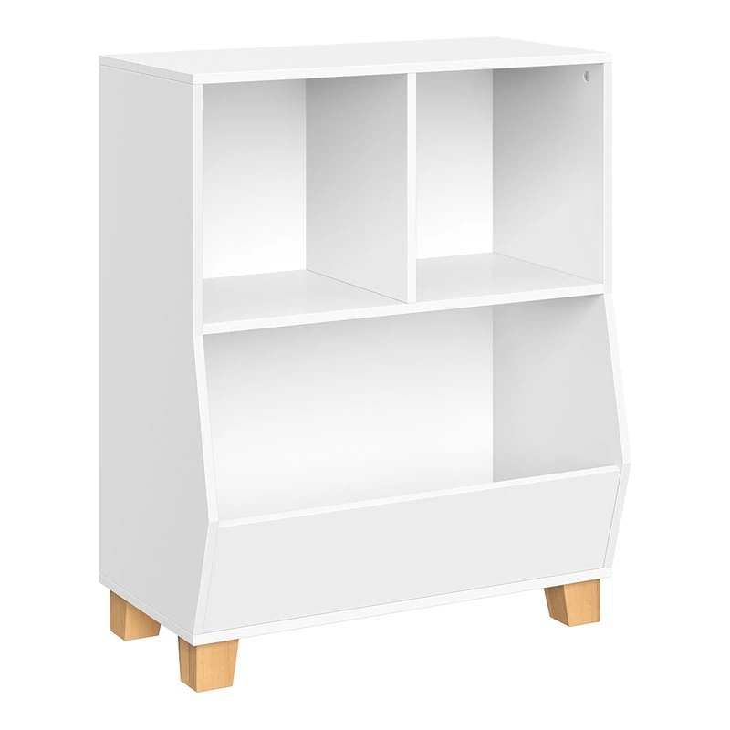 RiverRidge Catch-All 24" Wood Kids Multi-Cubby Toy Organizer In White 1 RiverRidge Catch-All 24" Wood Kids Multi-Cubby Toy Organizer In White