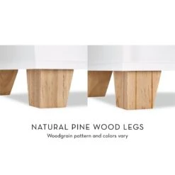 RiverRidge Catch-All 24" Kids Multi-Cubby Toy Organizer & 2 Bins In White/Aqua -Cymax Sales 2597655 5 L