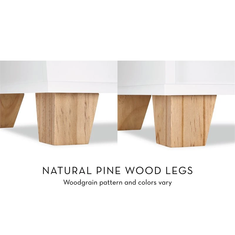 RiverRidge Catch-All 27" Transitional Wood Kids Toy Organizer In White 9 RiverRidge Catch-All 27" Transitional Wood Kids Toy Organizer In White - Image 9