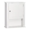 RiverRidge Ashland Single Door Transitional Wood Wall Cabinet In White