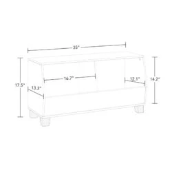 RiverRidge Catch-All 35" Transitional Wood Kids Toy Organizer In White -Cymax Sales 2597669 8 L