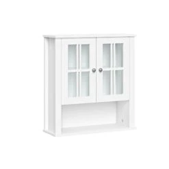 RiverRidge Danbury Two-Door Transitional Wood Wall Cabinet In White -Cymax Sales 2597684 2 L