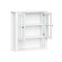 RiverRidge Danbury Two-Door Transitional Wood Wall Cabinet In White -Cymax Sales 2597684 4 L