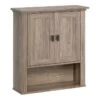 RiverRidge Hayward Two-Door Transitional Wood Wall Cabinet In Light Veneer Brown