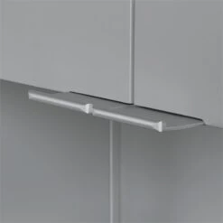 RiverRidge Madison Two-Door Transitional Wood Wall Cabinet In Gray -Cymax Sales 2597704 2 L