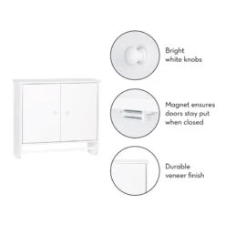 RiverRidge Medford Two-Door Transitional Wood Wall Cabinet In White -Cymax Sales 2597706 7 L