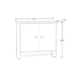 RiverRidge Medford Two-Door Transitional Wood Wall Cabinet In White -Cymax Sales 2597706 8 L