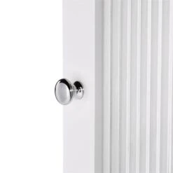 RiverRidge Prescott Single Door Transitional Wood Wall Cabinet In White -Cymax Sales 2597716 3 L