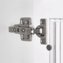 RiverRidge Prescott Single Door Transitional Wood Wall Cabinet In White -Cymax Sales 2597716 5 L