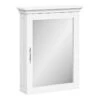 RiverRidge Somerset Transitional Wood Wall Cabinet With Mirror In White