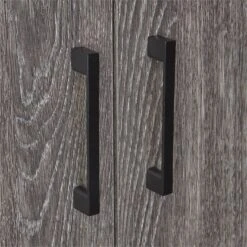 RiverRidge Woodbury Transitional Wood Shoe Cabinet With Metal Legs In Gray -Cymax Sales 2597739 6 L