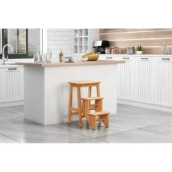 Boraam Niko Folding 24" Step Stool - Aspen Valley -Cymax Sales 2625231 1 L 1