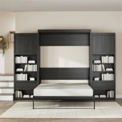 Signature Sleep Paramount Single Side Cabinet For Murphy Wall Beds In Gray Oak -Cymax Sales 2637862 8 L
