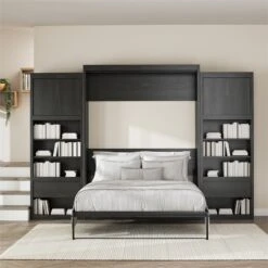 Signature Sleep Paramount Single Side Cabinet For Murphy Wall Beds In Gray Oak -Cymax Sales 2637862 9 L