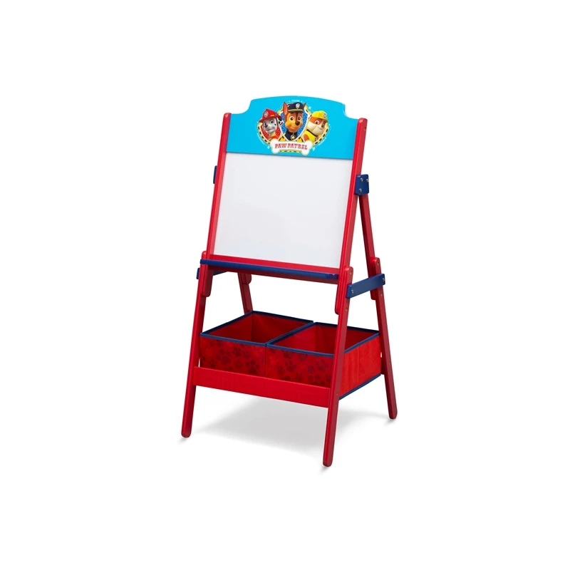 Delta Children Paw Petrol Wood Double Sided Activity Easel In Red/Blue 4 Delta Children Paw Petrol Wood Double Sided Activity Easel In Red/Blue - Image 4