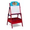 Delta Children Paw Petrol Wood Double Sided Activity Easel In Red/Blue