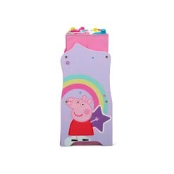 Delta Children Peppa Pig 6 Bin Fabric Store Toy Organizer In Multi-Color -Cymax Sales 2639616 4 L